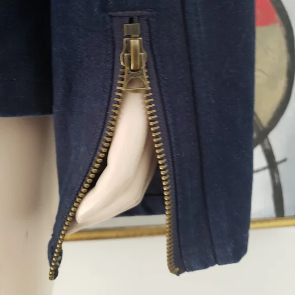 Lands' End | Denim Racing Jacket - Picture 8 of 12